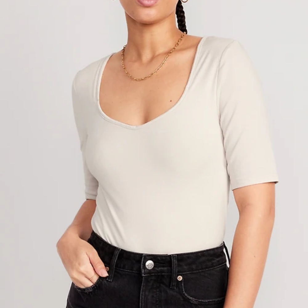 Old Navy sweetheart neck bodysuit